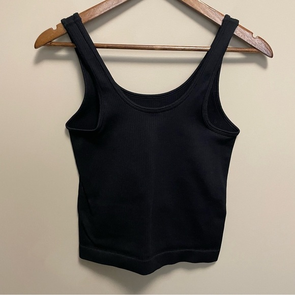 A New Day Black Ribbed Tank Top Women’s Size Medium - Picture 5 of 7